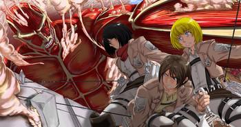 gio shingeki armin ke hen jaeger ke hen levi ke rakugaki shingeki no kyojin cover